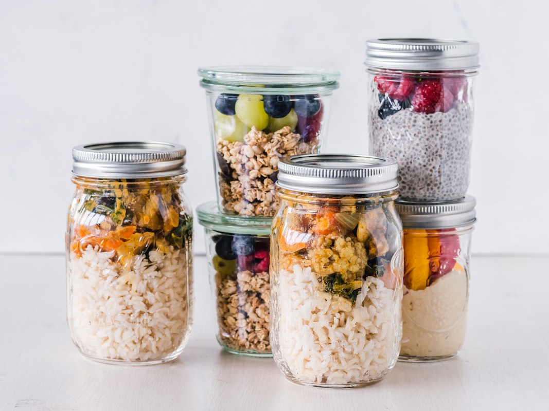 Restaurant meal with nutritious components